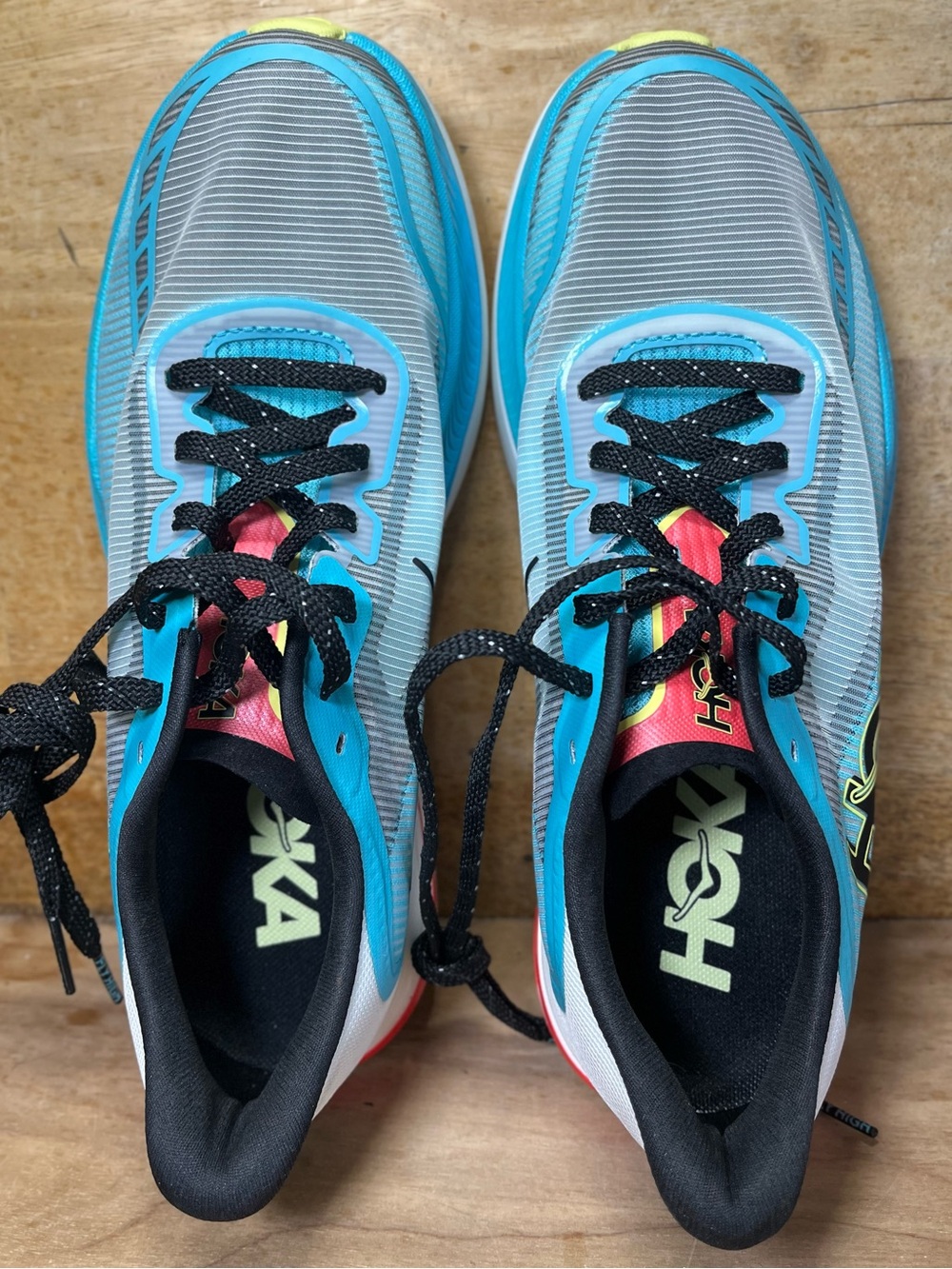 NEW Hoka One One Cielo X1 2.0 Womens Size 8 Running Shoes Sneakers Frost Black - Picture 7 of 10